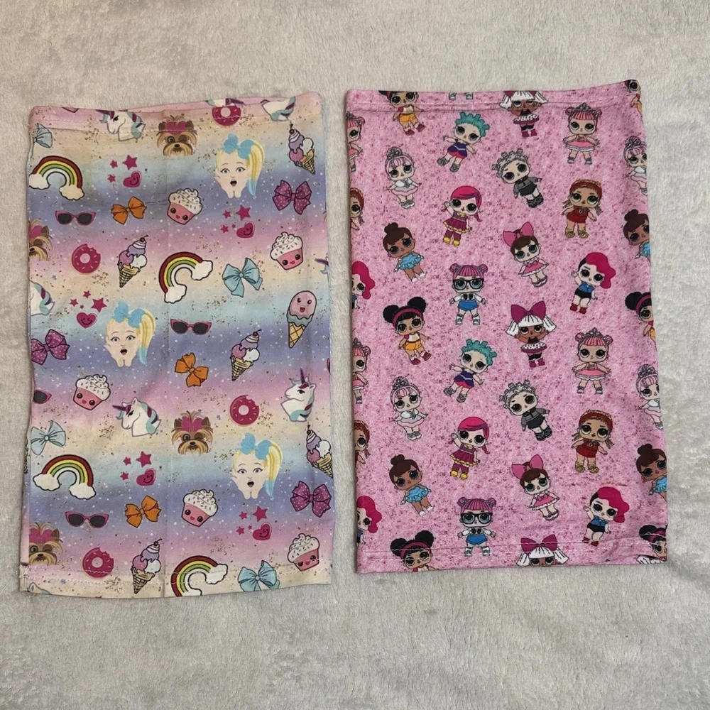 Colorful Kids Character neck gaiters